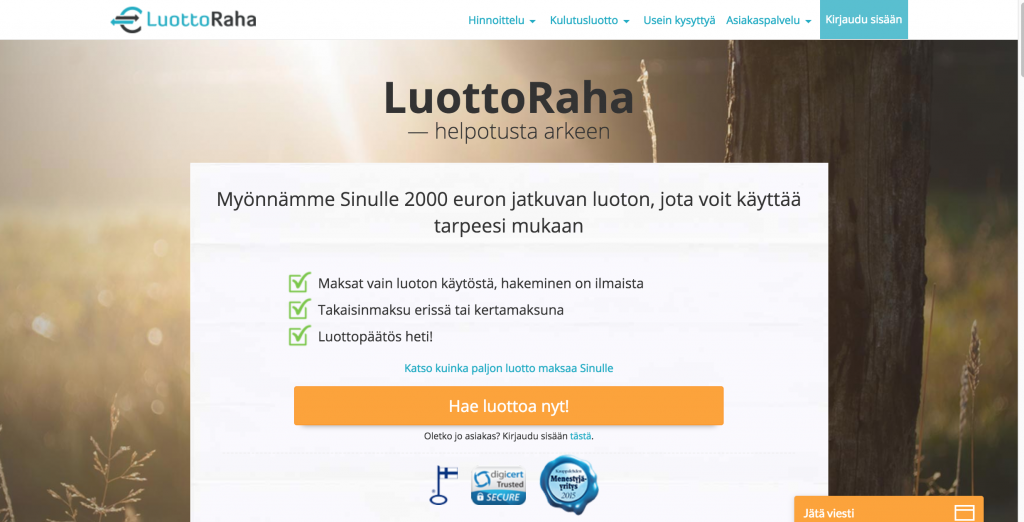 Luottoraha Lainaa